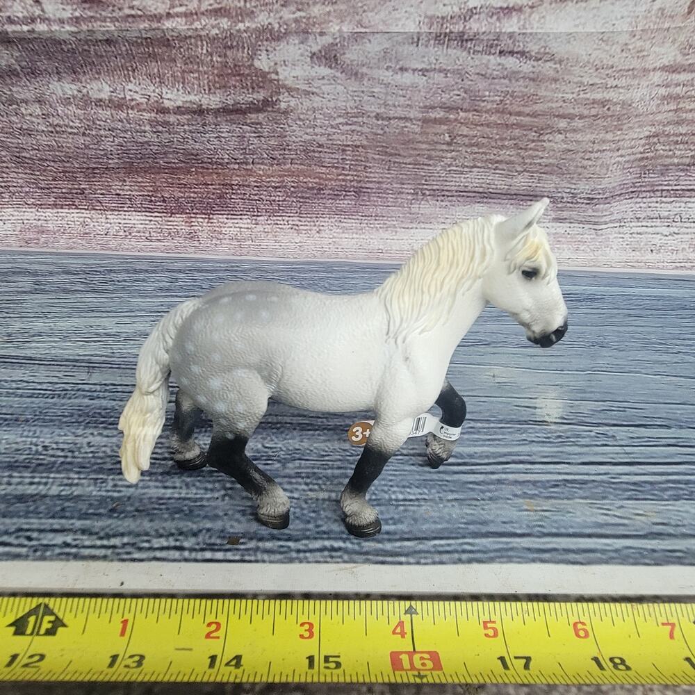 Schleich Percheron Mare 13971 white/gray horse new